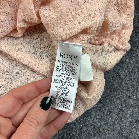 ROXY Women’s In Like With You Pink Sweater size: Medium - Picture 5 of 8